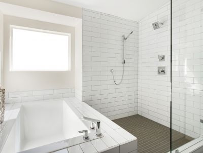 Open Concept Shower Layout