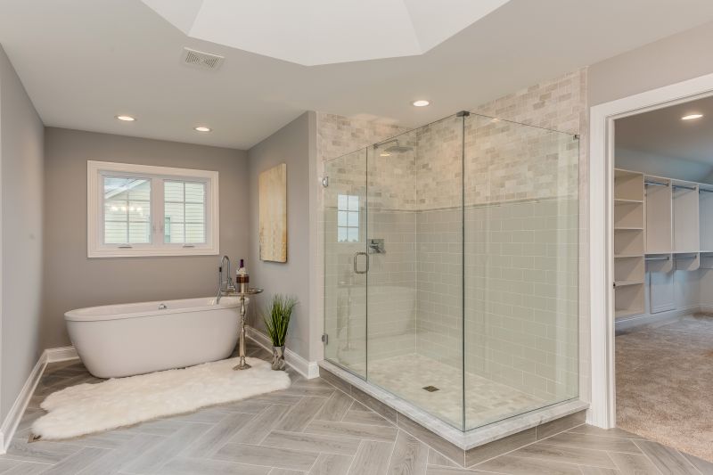 Open-Plan Shower Area